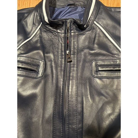 Giorgio Di Mare Leather Jacket, Size: 3 XL Black - Picture 3 of 7